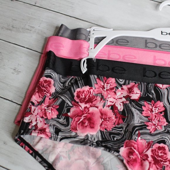 bebe Intimates Women's Hipster Panty Set Plus Size 2X Panties Underwear - Picture 3 of 6